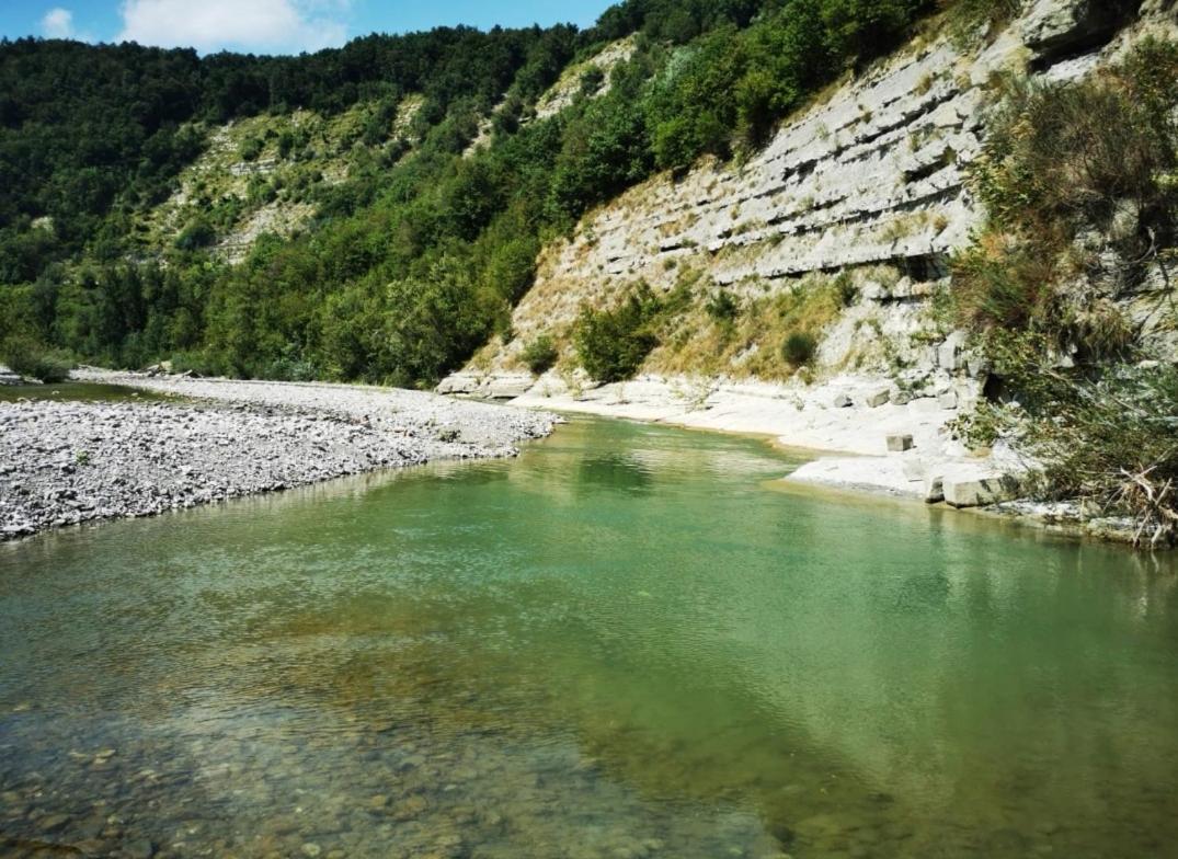 شقة Il Nido Di Matilde _Monolocale Design Sul Fiume_ Rossena المظهر الخارجي الصورة