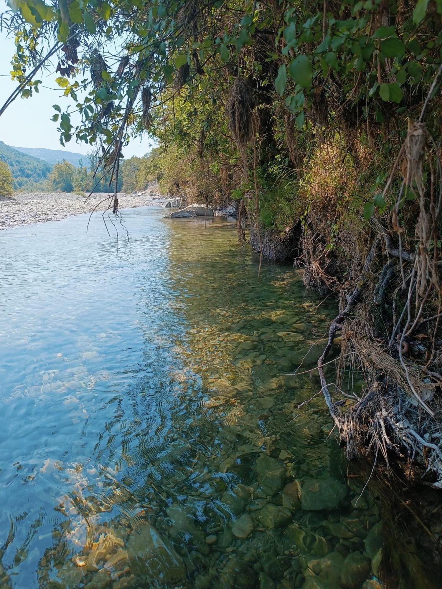 شقة Il Nido Di Matilde _Monolocale Design Sul Fiume_ Rossena المظهر الخارجي الصورة